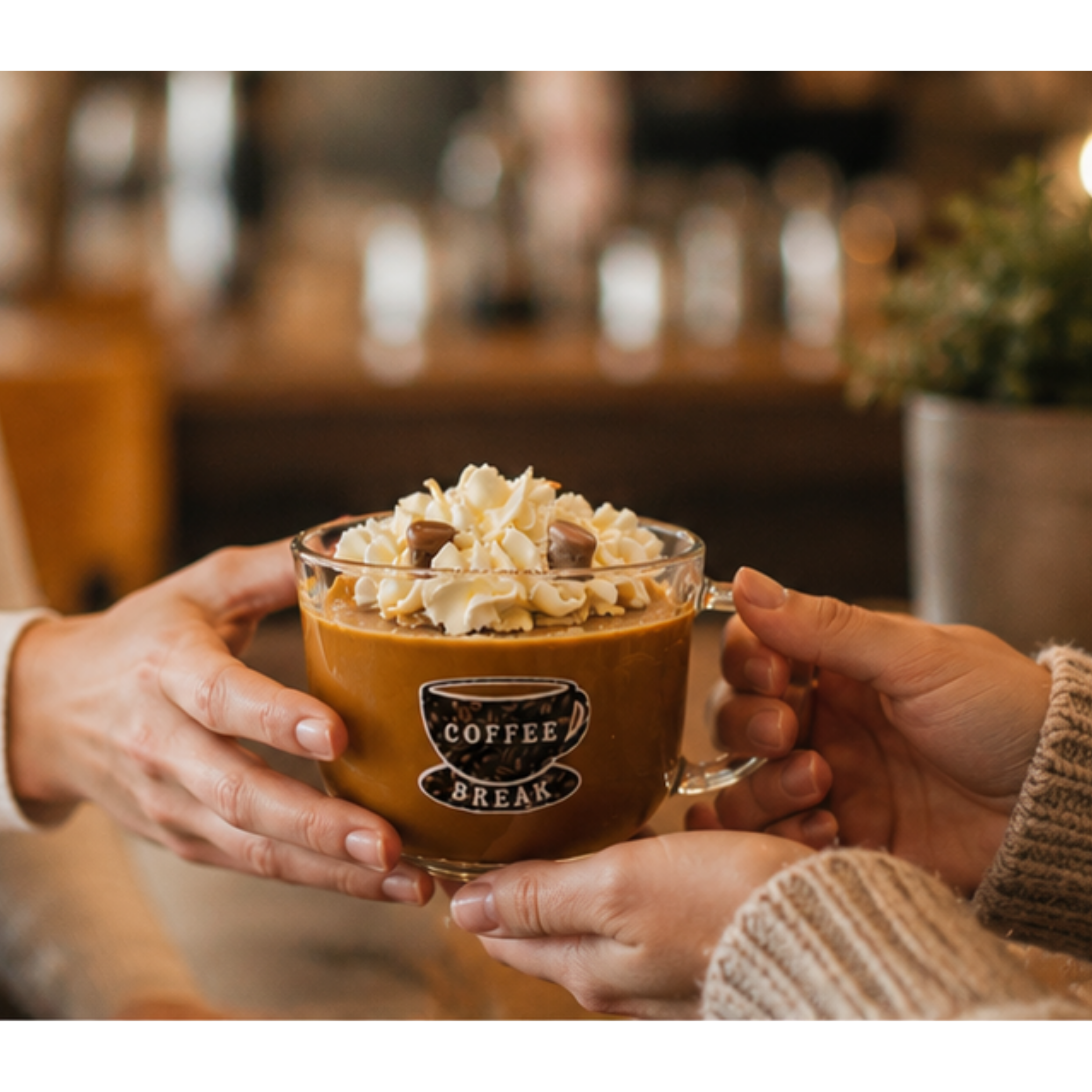 Coffee Soy Wax Specialty Dessert Candle