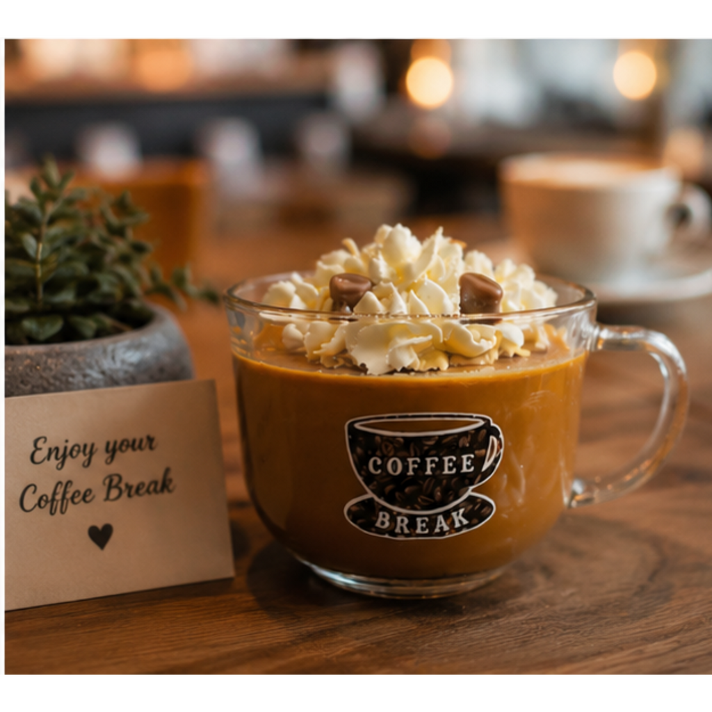 Coffee Soy Wax Specialty Dessert Candle