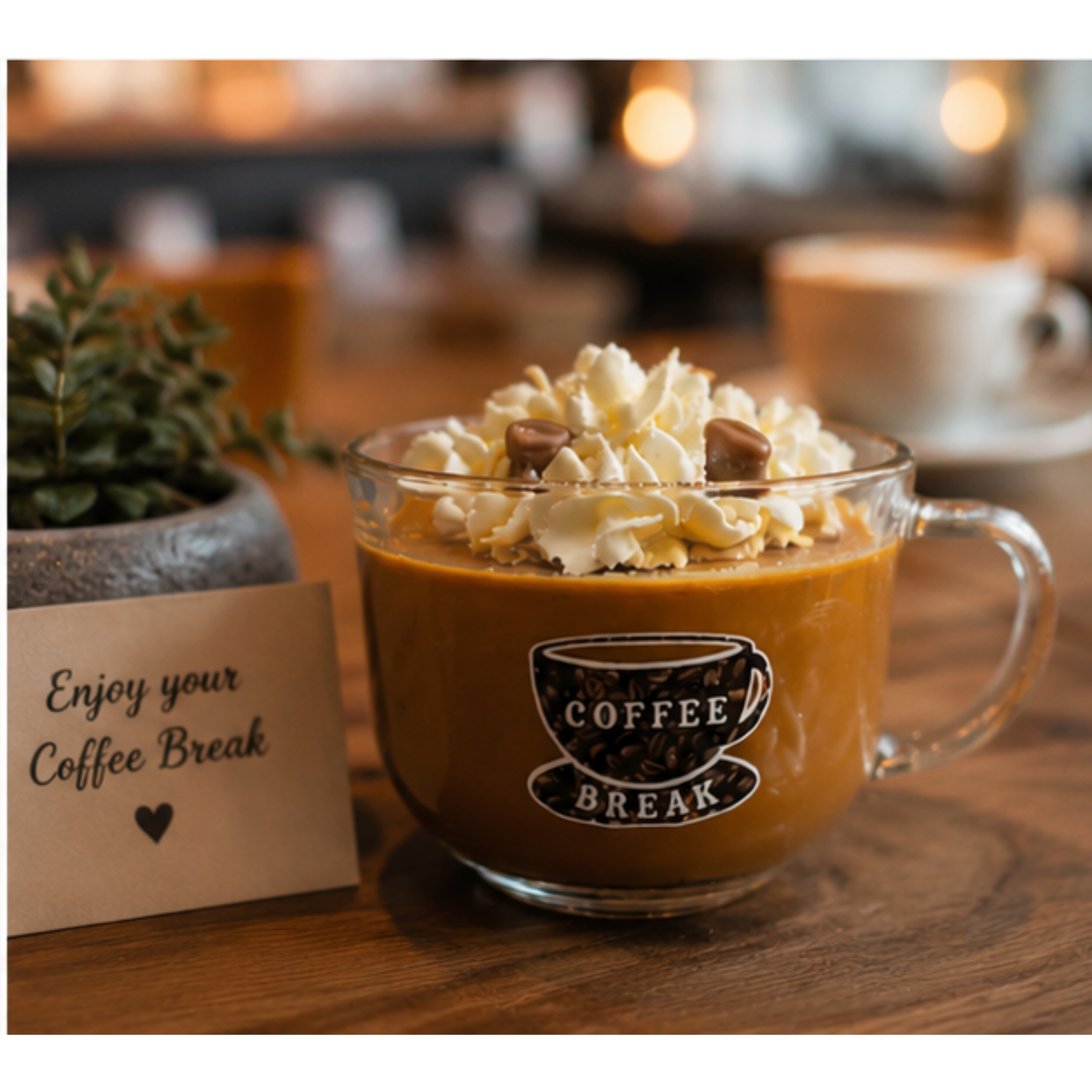 Coffee Soy Wax Specialty Dessert Candle