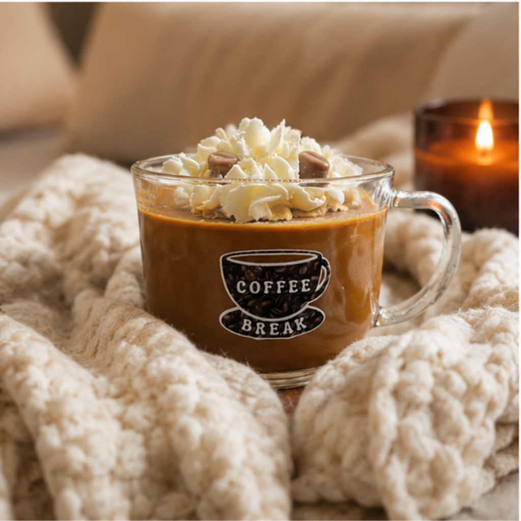 Coffee Soy Wax Specialty Dessert Candle