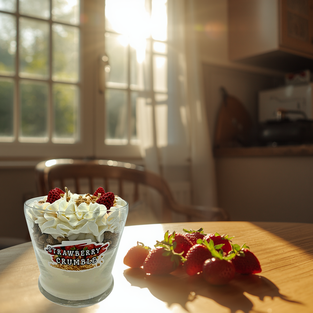 Strawberry Soy Wax Specialty Dessert Candle