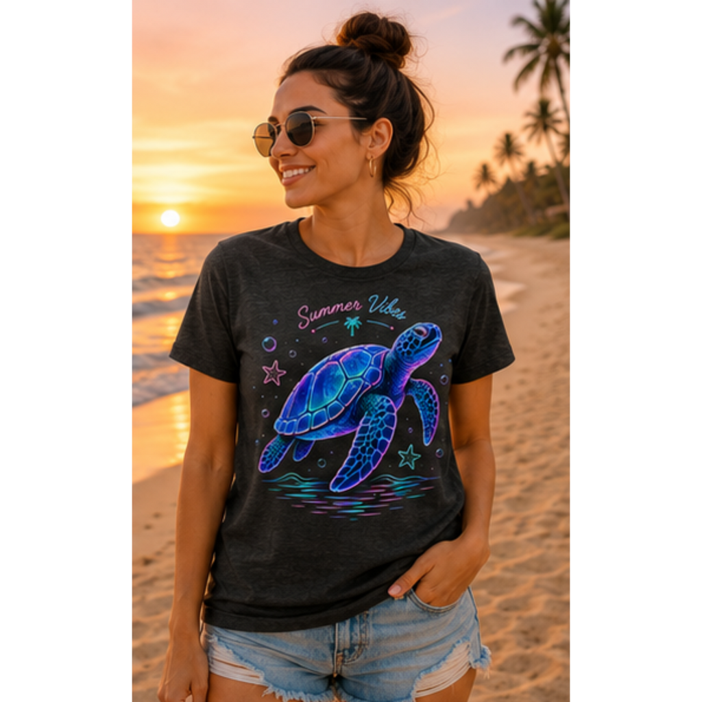 Summer Vibes Sea Turtle Shirt