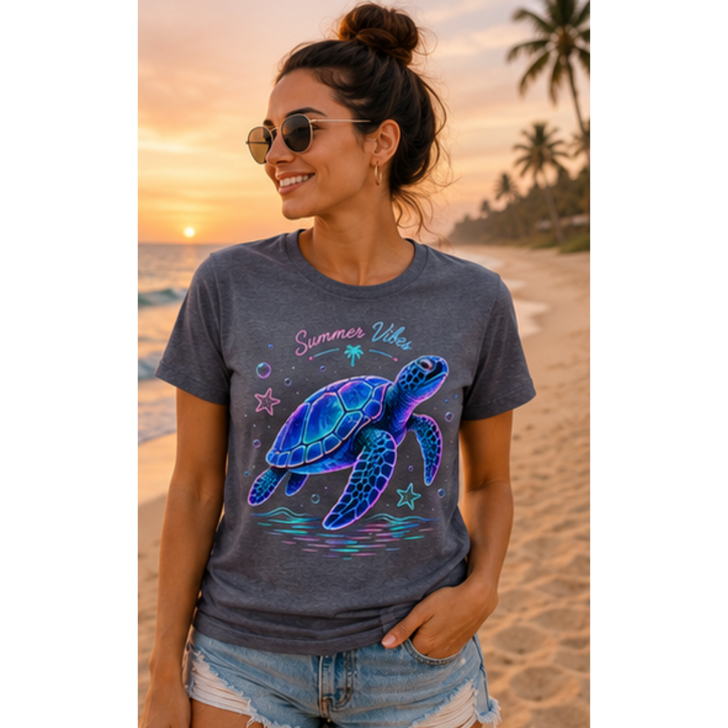 Summer Vibes Sea Turtle Shirt