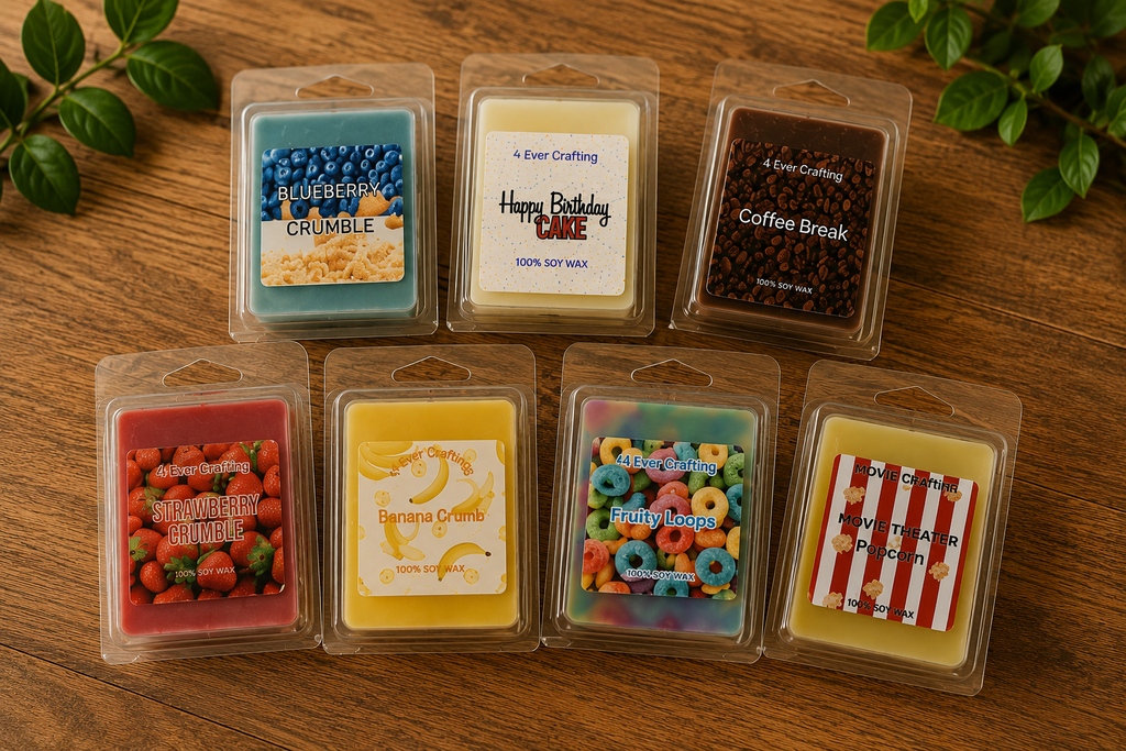 100% Soy Wax Melts | Handmade Wax Melts | Clean Fragrance | Strong Long-Lasting Home Scent