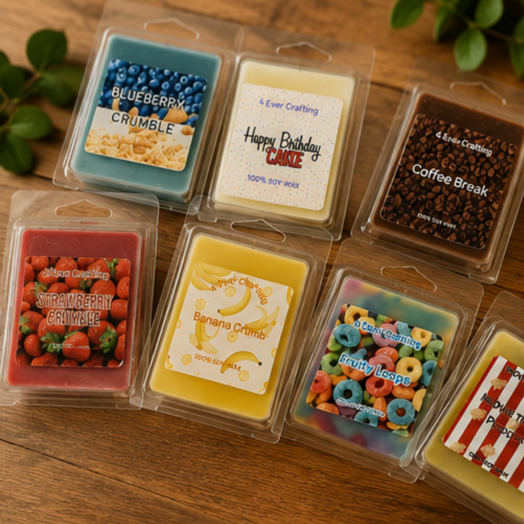 100% Soy Wax Melts | Handmade Wax Melts | Clean Fragrance | Strong Long-Lasting Home Scent