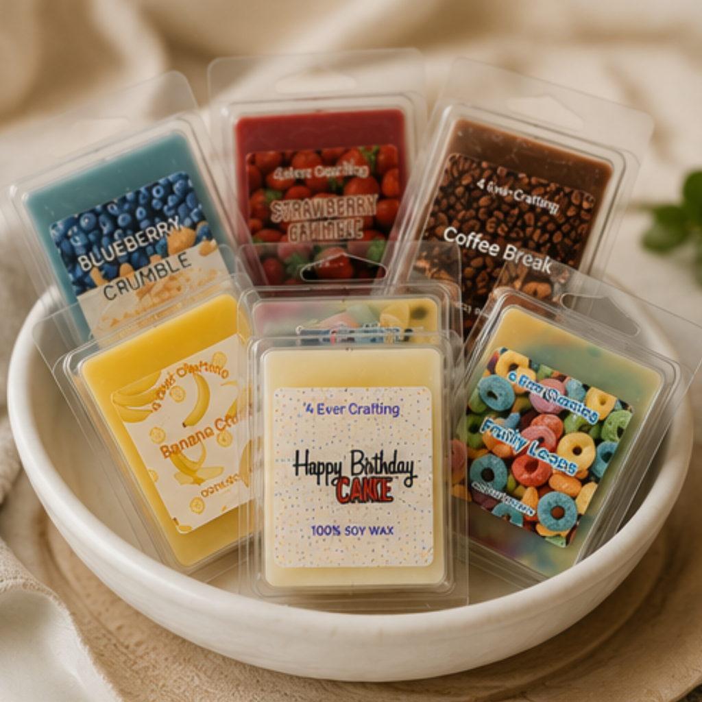100% Soy Wax Melts | Handmade Wax Melts | Clean Fragrance | Strong Long-Lasting Home Scent