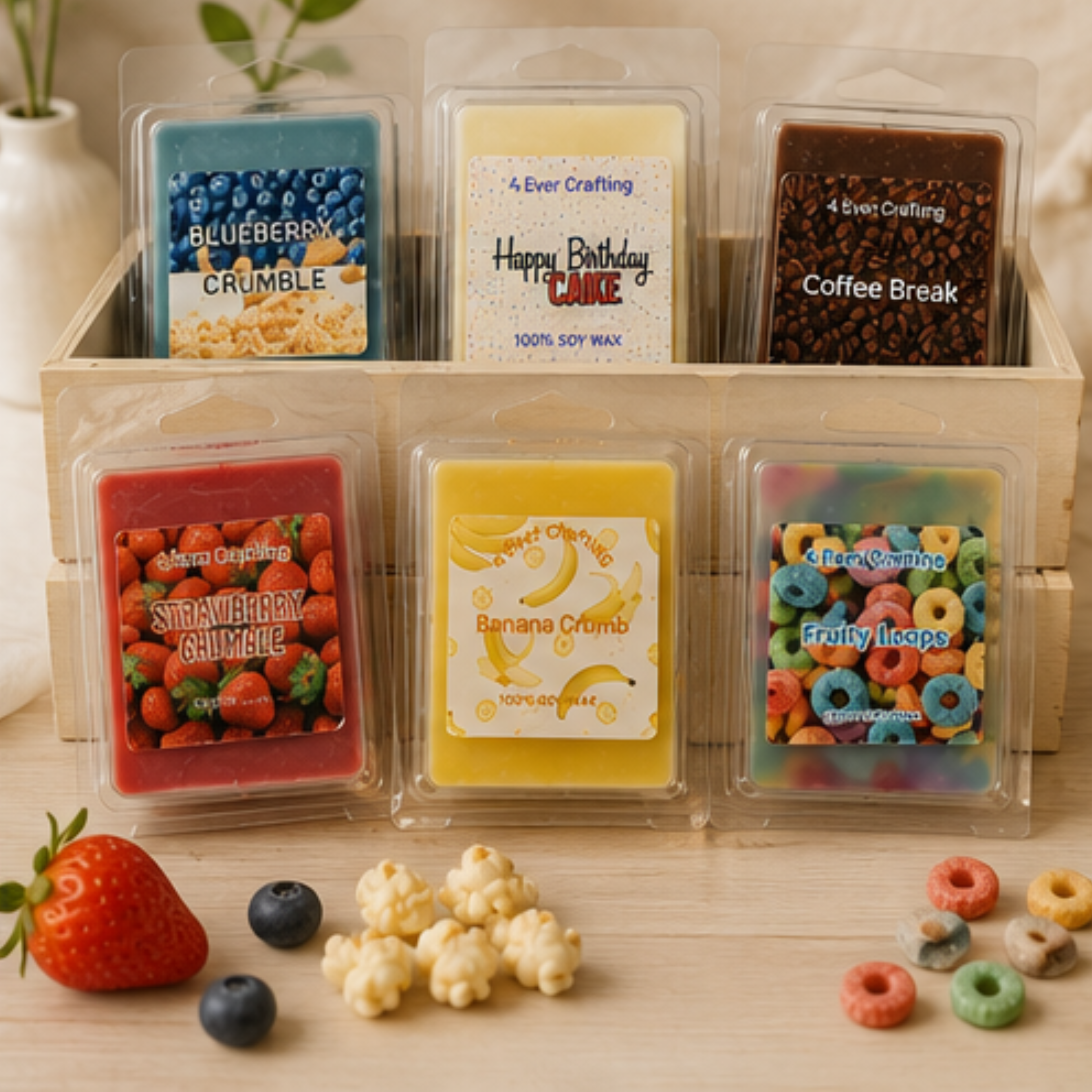 100% Soy Wax Melts | Handmade Wax Melts | Clean Fragrance | Strong Long-Lasting Home Scent
